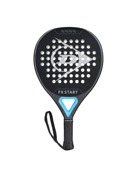 Padelschläger Dunlop Fx Start Gun Metal/Cyan/Metallic | Ofertas De Padel